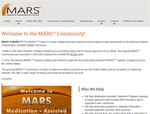 Tablet Screenshot of marsproject.org